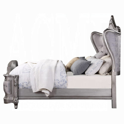 ACME Furniture - Ariadne Queen Bed - Velvet & Antique Platinum - BD00603Q view 3