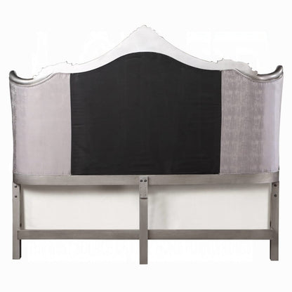 ACME Furniture - Ariadne Queen Bed - Velvet & Antique Platinum - BD00603Q view 4