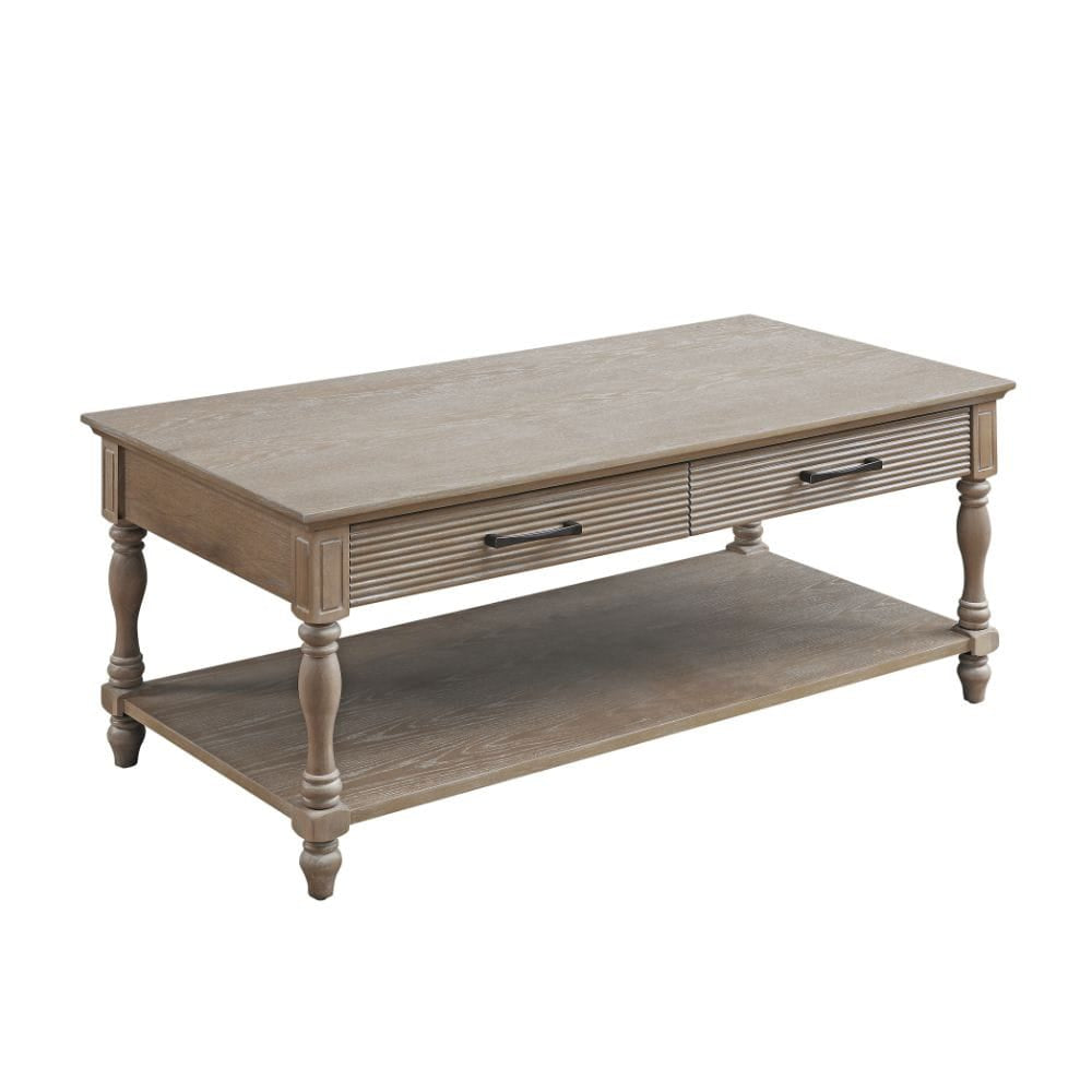 ACME Furniture - Ariolo - Coffee Table - Weathered Oak - 83220 view 1