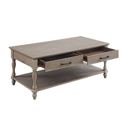 ACME Furniture - Ariolo - Coffee Table - Weathered Oak - 83220 view 3