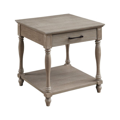 ACME Furniture - Ariolo - End Table - Weathered Oak - 83222 view 1