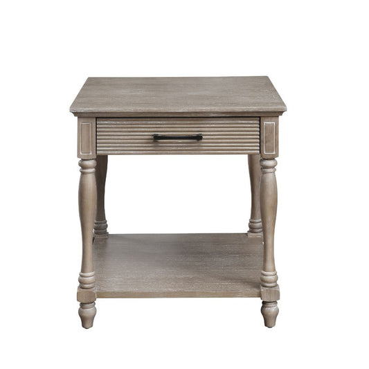 ACME Furniture - Ariolo - End Table - Weathered Oak - 83222 view 2