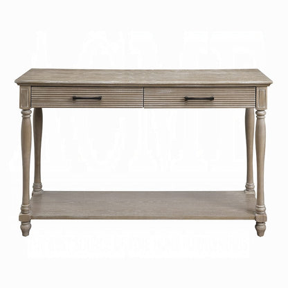 ACME Furniture - Ariolo Sofa Table - Weathered Oak - 83223 view 2