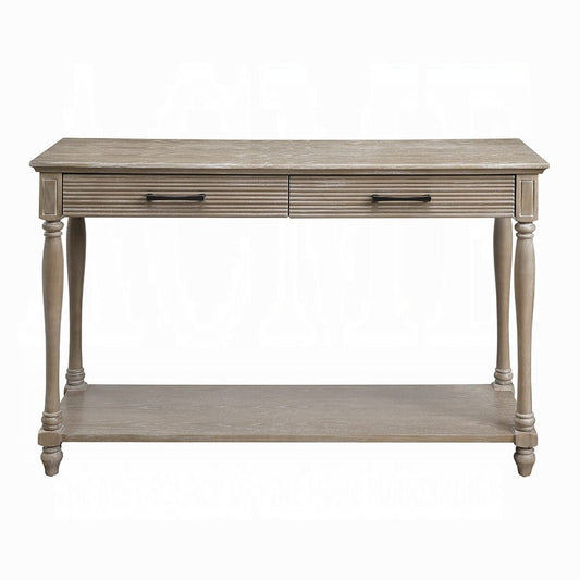 ACME Furniture - Ariolo Sofa Table - Weathered Oak - 83223 view 2