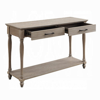 ACME Furniture - Ariolo Sofa Table - Weathered Oak - 83223 view 3
