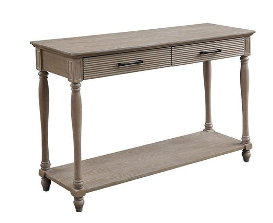 ACME Furniture - Ariolo Sofa Table - Weathered Oak - 83223 veiw 1