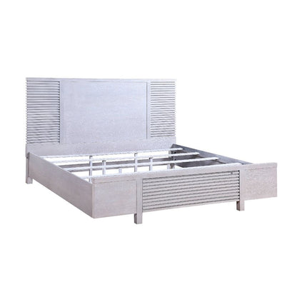 ACME Furniture - Aromas - Queen Bed w/Storage - White Oak - 28110Q view 1