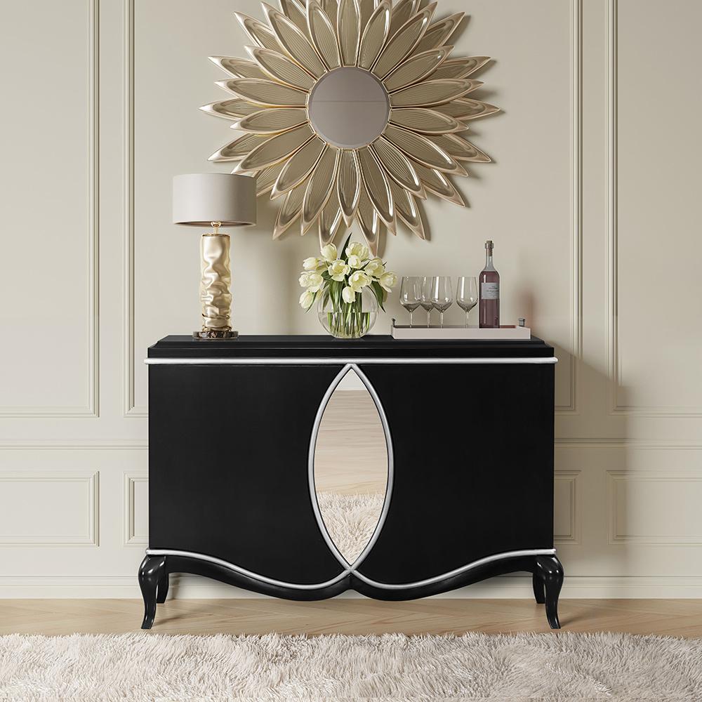 ACME Furniture - Ashor Console Cabinet - Black Finish - AC02599 veiw 1