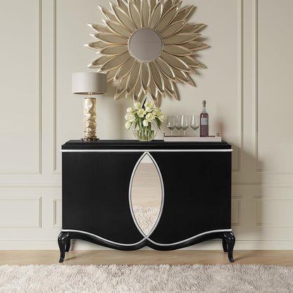 ACME Furniture - Ashor Console Cabinet - Black Finish - AC02599 veiw 1