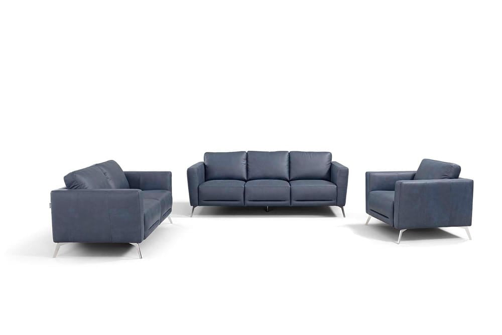 ACME Furniture - Astonic - Loveseat - Blue Top Grain Leather - LV00213 view 3