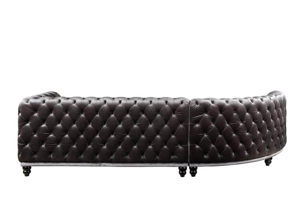 ACME Furniture - Atesis - Sectional Sofa -  Dark Gray Velvet - LV00337 view 4