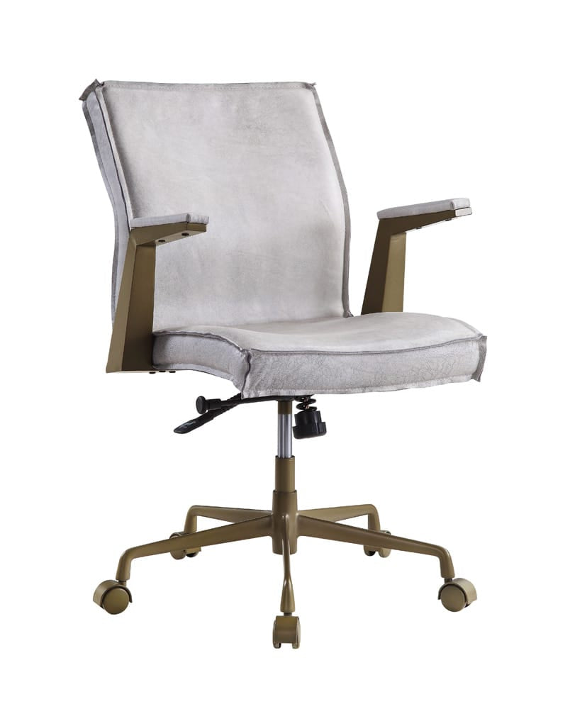 ACME Furniture - Attica - Office Chair - Vintage White Top Grain Leather - 92484 view 1
