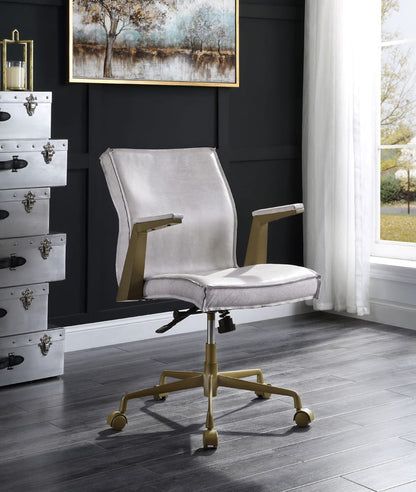ACME Furniture - Attica - Office Chair - Vintage White Top Grain Leather - 92484 view 6