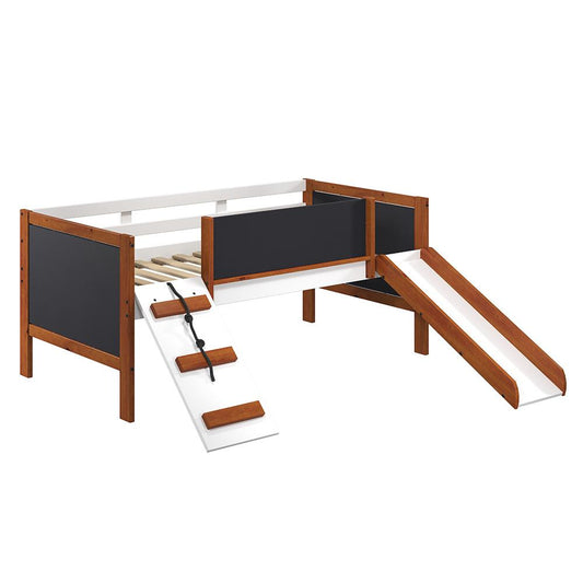 ACME Furniture - Aurea Twin Loft Bed - Cherry Oak & White Finish - BD01409 veiw 3