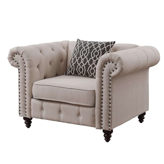 ACME Furniture - Aurelia Chair (w/1 Pillow) - 52422 veiw 1