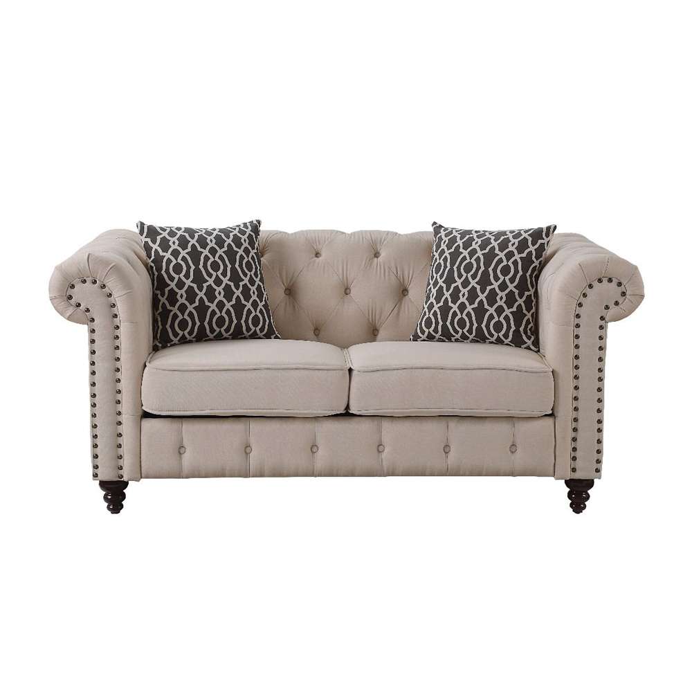 ACME Furniture - Aurelia Loveseat (w/2 Pillows) - 52421 veiw 2