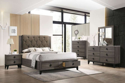 ACME Furniture - Avantika Eastern King Bed w/Storage - 27667EK view 2