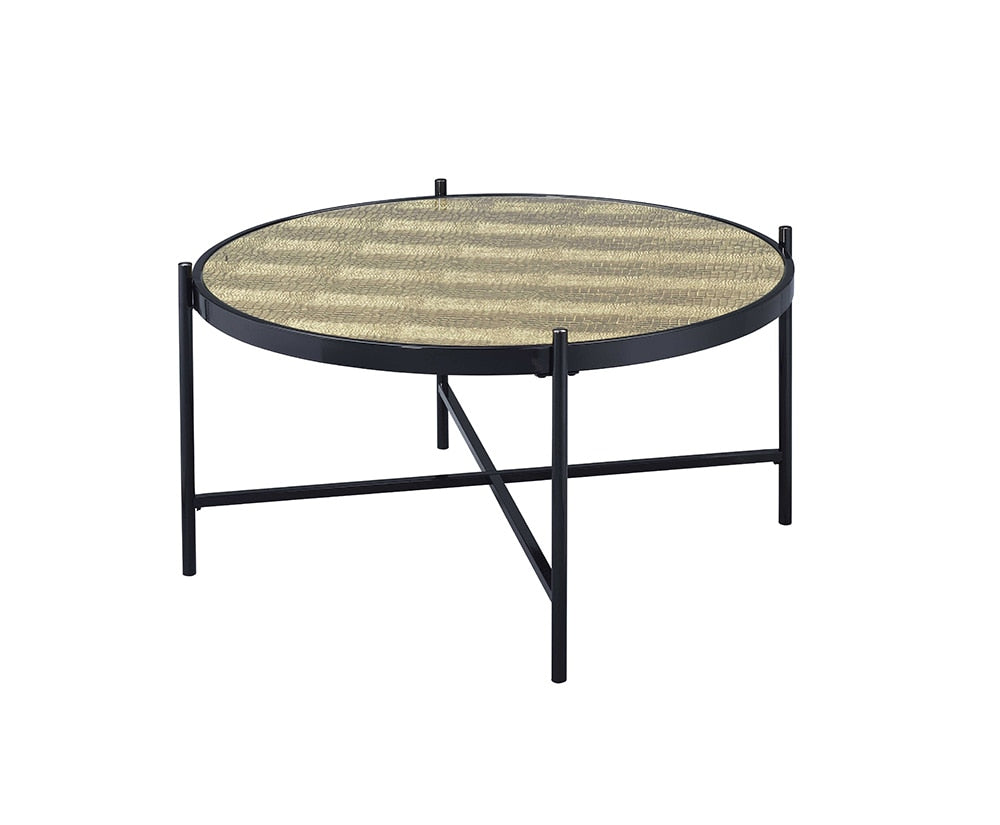 ACME Furniture - Bage II Coffee Table - Black & Glass - 84640 veiw 1