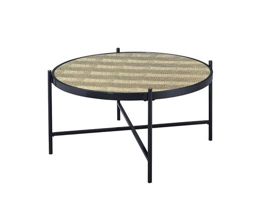 ACME Furniture - Bage II Coffee Table - Black & Glass - 84640 veiw 1