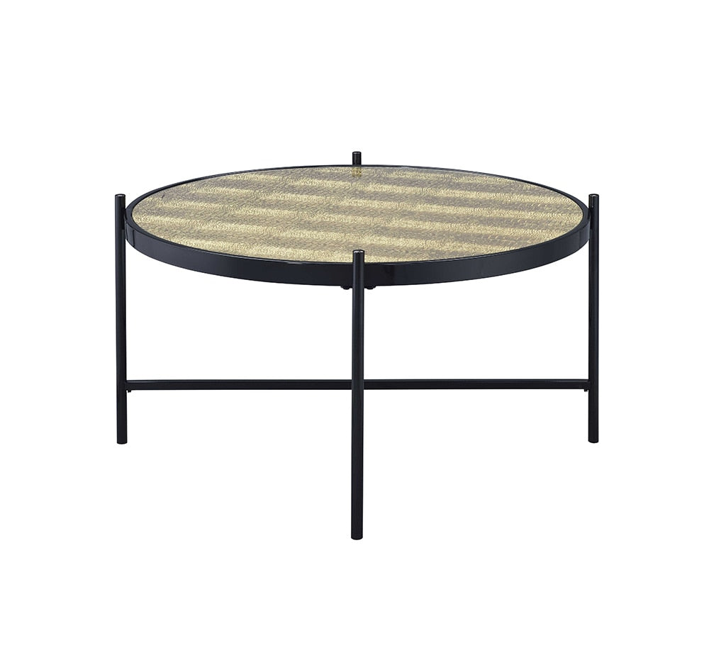 ACME Furniture - Bage II Coffee Table - Black & Glass - 84640 veiw 2
