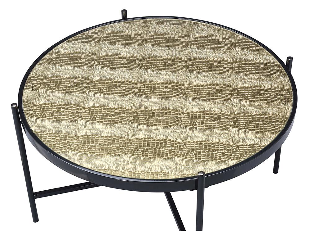 ACME Furniture - Bage II Coffee Table - Black & Glass - 84640 veiw 3