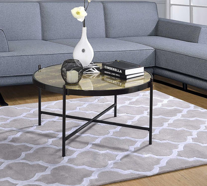 ACME Furniture - Bage II Coffee Table - Black & Glass - 84640 veiw 4