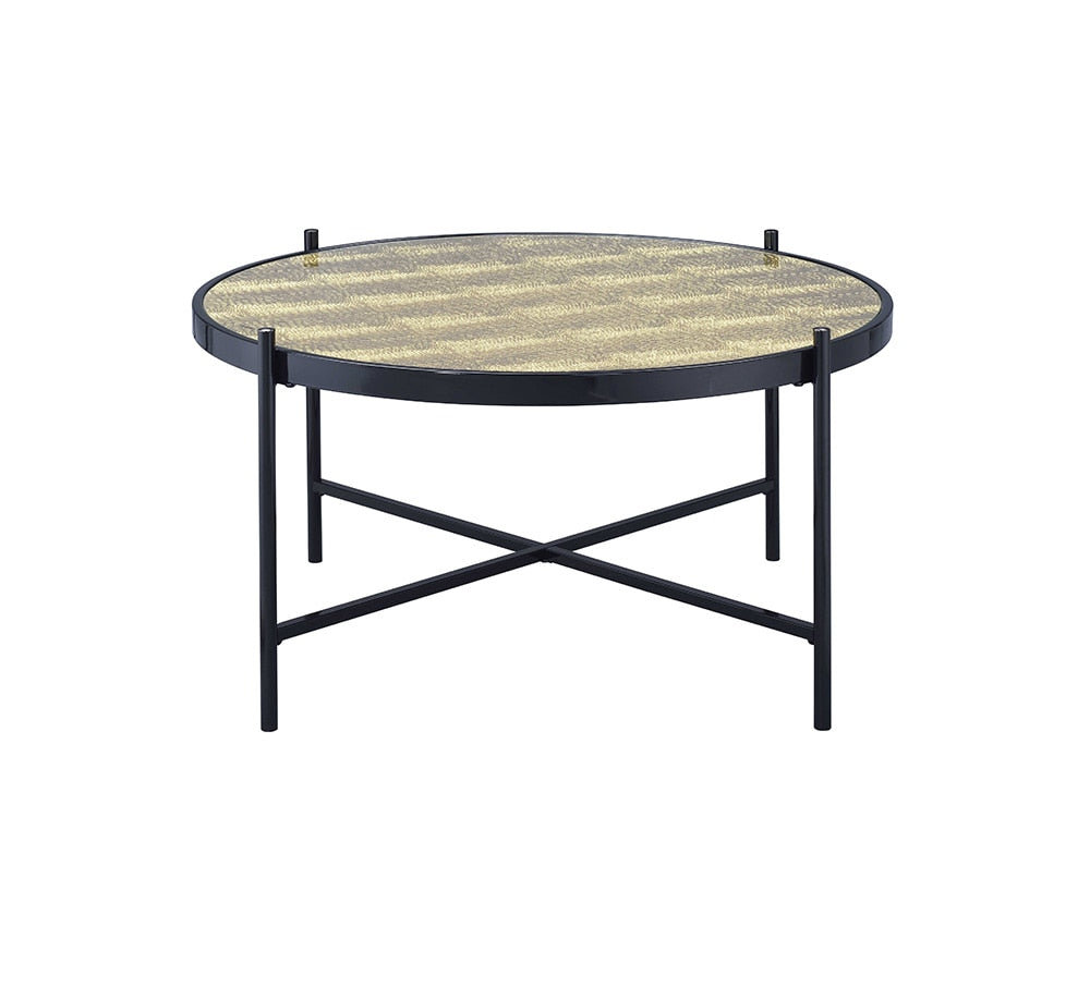 ACME Furniture - Bage II Coffee Table - Black & Glass - 84640 veiw 5