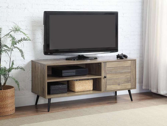ACME Furniture - Baina II TV Stand - Rustic Oak & Black - LV00746 veiw 1