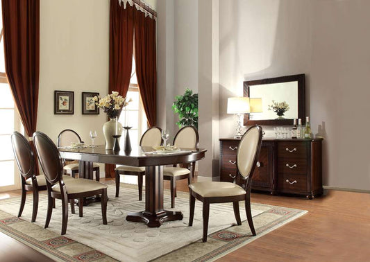 ACME Furniture - Balint Dining Table w/Double Pedestal - 71260 veiw 1