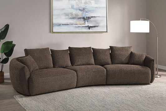 ACME Furniture - Bash Sofa w/7 Pillows - Macca Anthology Boucle - LV03250 veiw 1