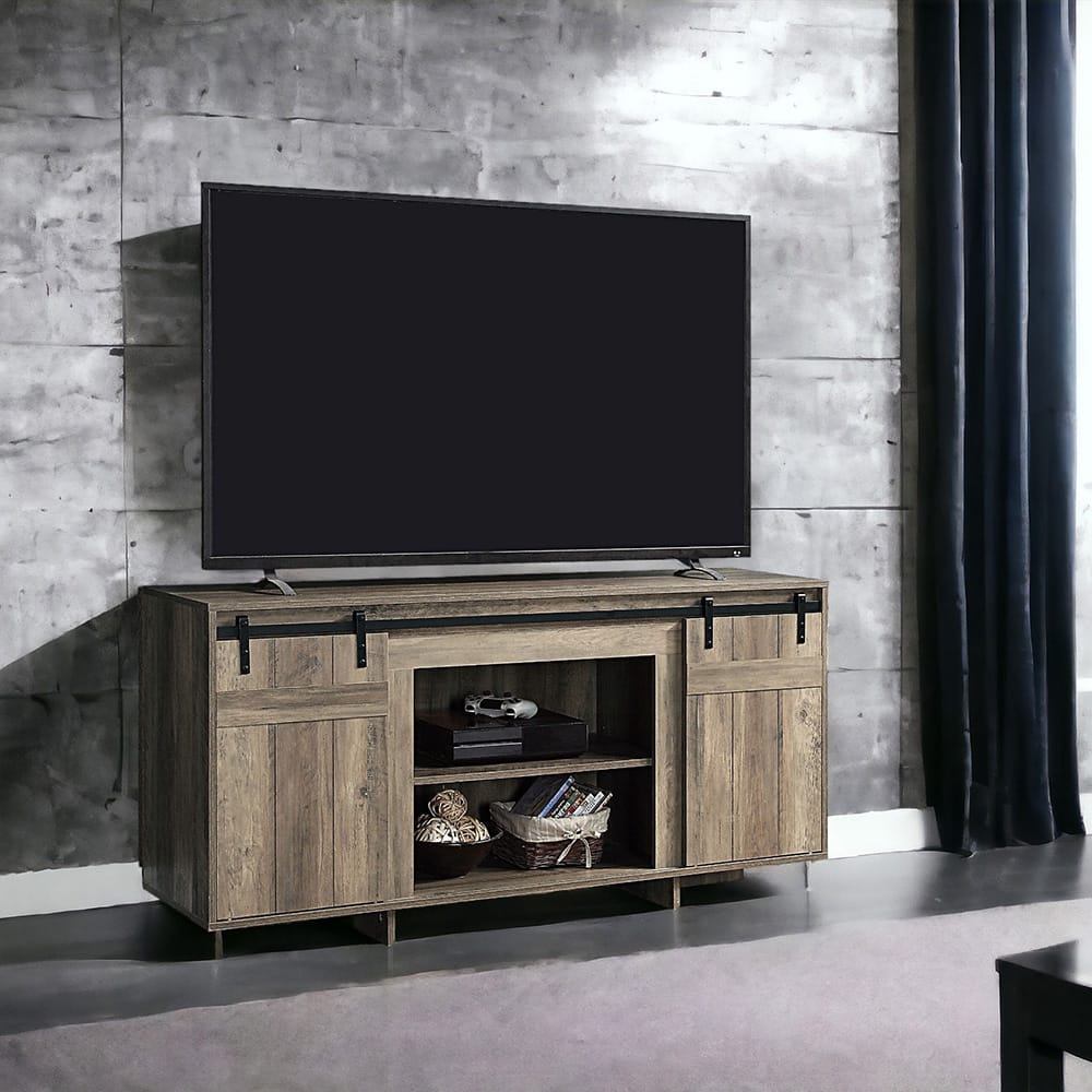 ACME Furniture - Bellarosa - TV Stand - Gray Washed - LV01440 view 6