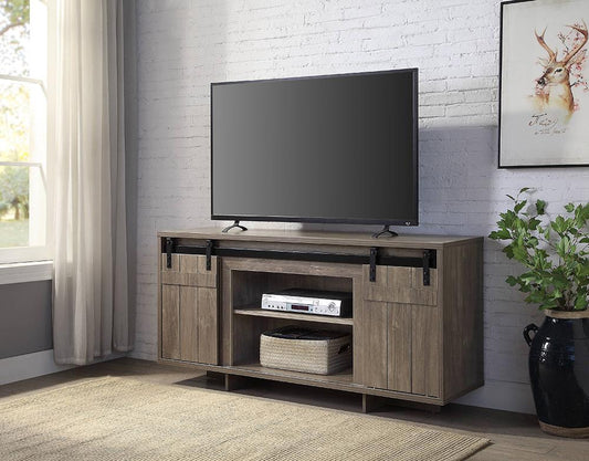 ACME Furniture - Bellarosa TV Stand (Same LV01440) - Gray Washed - 91608 veiw 1
