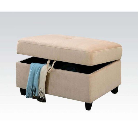 ACME Furniture - Belville Ottoman w/Storage - 52708 veiw 1
