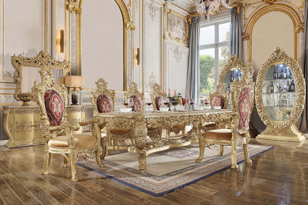 ACME Furniture - Bernadette Dining Table - Gold - DN01470 view 4