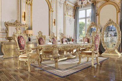 ACME Furniture - Bernadette Dining Table - Gold - DN01470 view 4