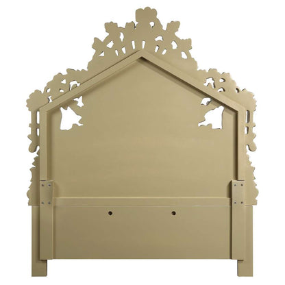 ACME Furniture - Bernadette Eastern King Bed - White & Gold - BD01474EK view 4