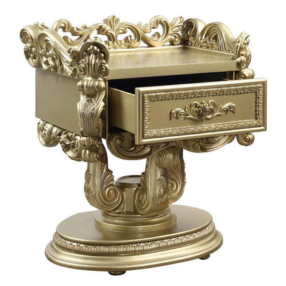ACME Furniture - Bernadette Nightstand - Gold - BD01475 view 4