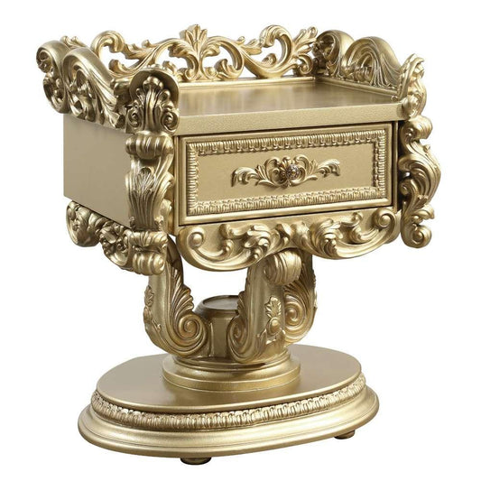 ACME Furniture - Bernadette Nightstand - Gold - BD01475 veiw 1