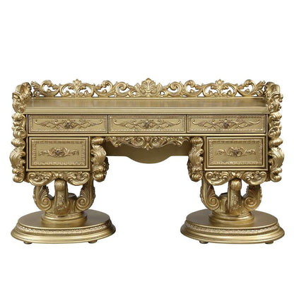 ACME Furniture - Bernadette Vanity Desk - Gold - BD01477 veiw 2