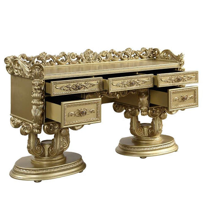 ACME Furniture - Bernadette Vanity Desk - Gold - BD01477 veiw 5