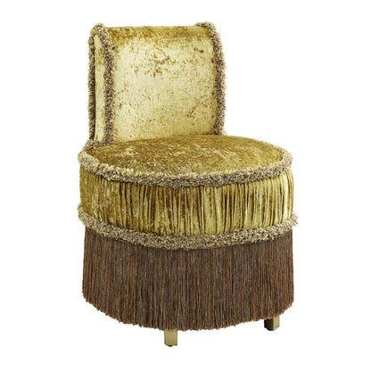 ACME Furniture - Bernadette Vanity Stool - Gold Velvet - BD01478 veiw 1