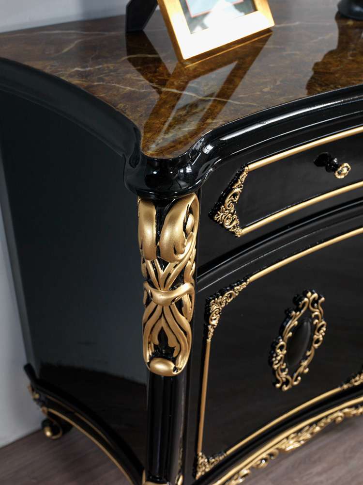 ACME Furniture - Betria Console Table - Gold & Black - AC01892_CLOSEOUT veiw 3