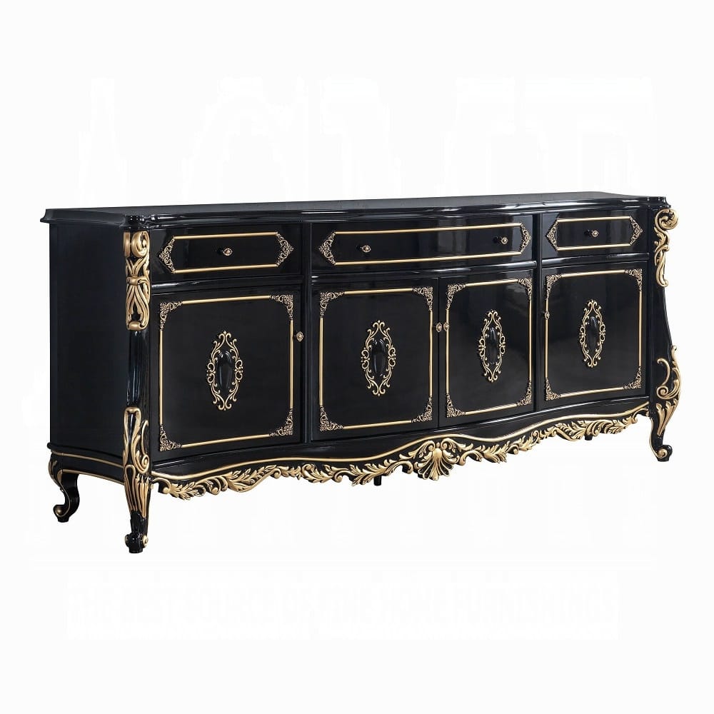 ACME Furniture - Betria Console Table - Gold & Black - AC01892_CLOSEOUT veiw 7