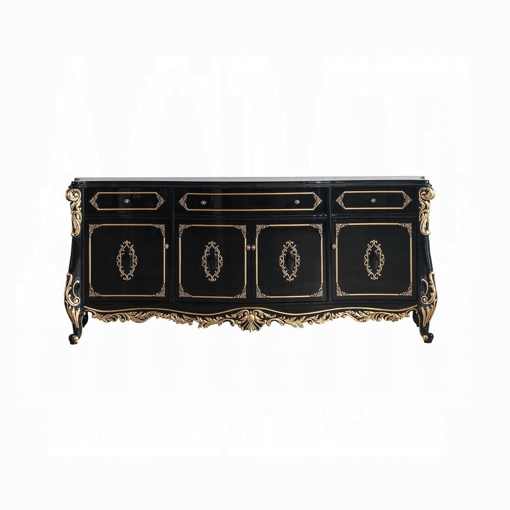 ACME Furniture - Betria Console Table - Gold & Black - AC01892_CLOSEOUT veiw 8