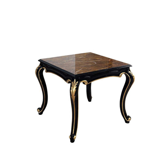 ACME Furniture - Betria End Table - Engineering Stone & Black - LV01891_CLOSEOUT veiw 1