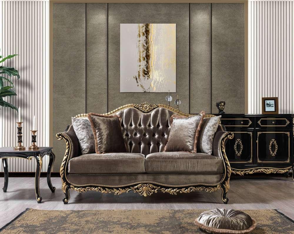 ACME Furniture - Betria Loveseat w/4 Pillows - Light Green Velvet - LV01888_CLOSEOUT veiw 2