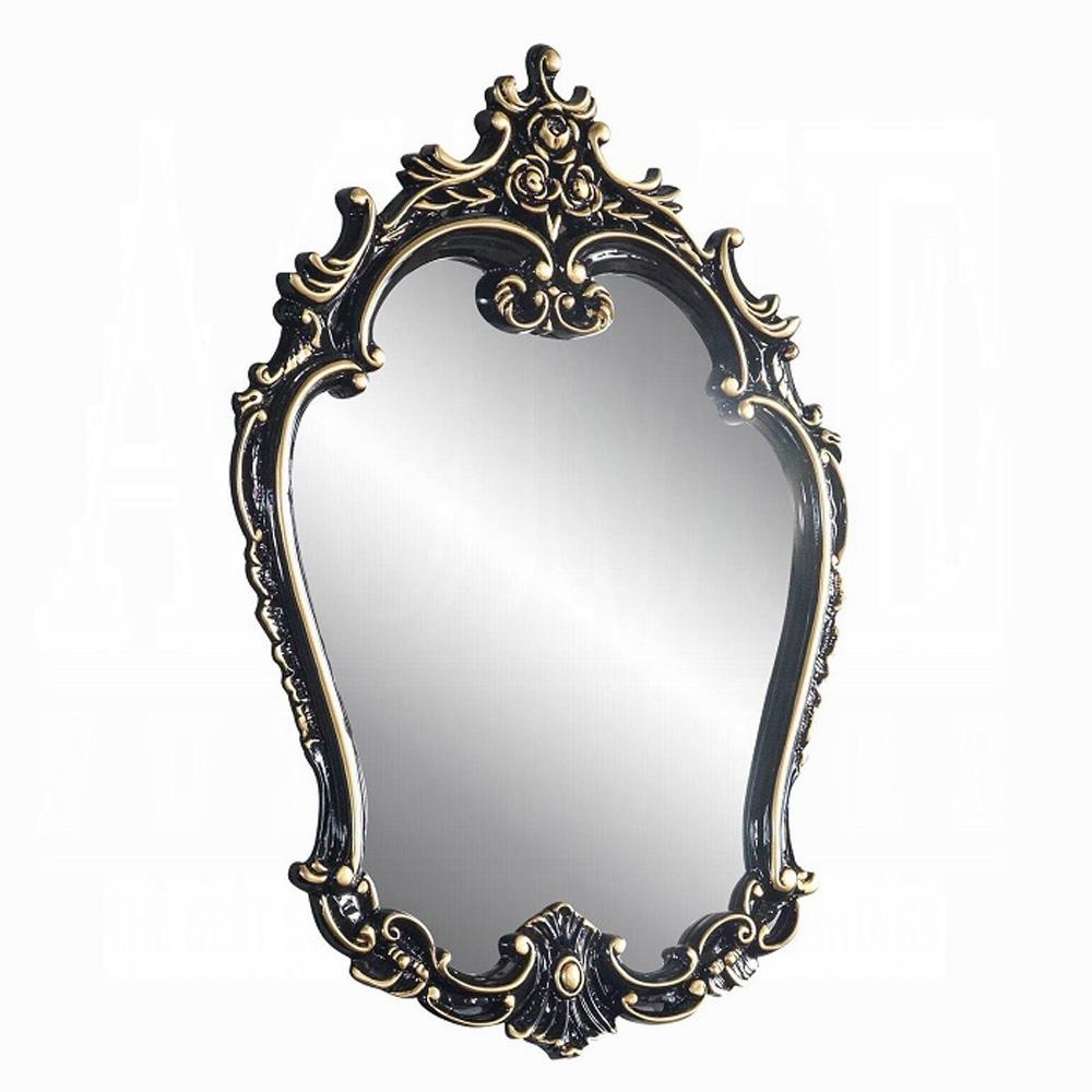 ACME Furniture - Betria Mirror - Gold & Black Finish - AC01893 veiw 1
