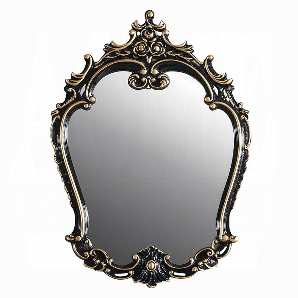 ACME Furniture - Betria Mirror - Gold & Black Finish - AC01893 veiw 2