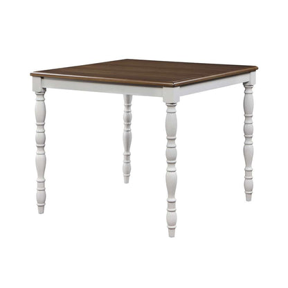 ACME Furniture - Bettina 5 PC Pack Counter Height Set - Gray & Weathered Oak - DN01439 veiw 2