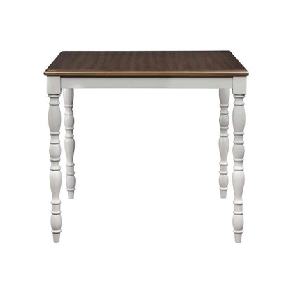 ACME Furniture - Bettina 5 PC Pack Counter Height Set - Gray & Weathered Oak - DN01439 veiw 3